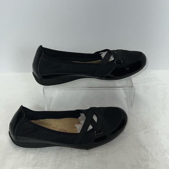 Earth spirit peni black matte and Patient leather flats. Size 11. EUC - Picture 1 of 6